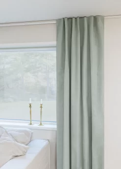 Cortinas - Cortinas Apagadas Galilea (verde Claro)