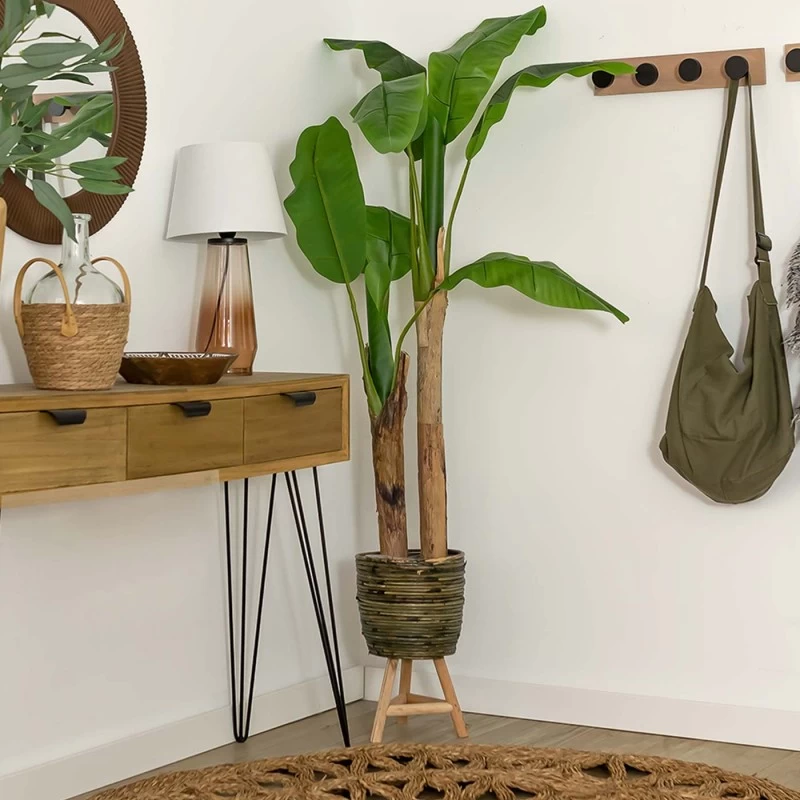 MACETERO ABRAMIO RATÁN 24X41CM 4 MACETERO ABRAMIO RATÁN 24X41CM - Imagen 2