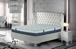 Colchón Individual De Alta Calidad En Memoria De Alta 25 Cm Made In Italy - Villa -Tienda De Decoración materasso singolo in memory aloe feel e carbon resistex made in italy villa 1