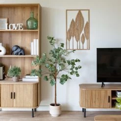 PANEL HOJAS ALTEA 40X70CM -Tienda De Decoración panel hojas altea 40x70cm 2