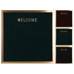 PANEL LETRAS ARDALES 37X37CM -Tienda De Decoración panel letras ardales oro 37cm 3col 1