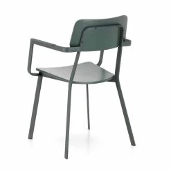 Sillón Elmas Con Diseño Moderno En Madera Y Metal 4 Piezas -Tienda De Decoración poltroncina living di moderno design in legno e metallo elmas 10