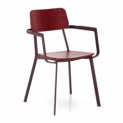 Sillón Elmas Con Diseño Moderno En Madera Y Metal 4 Piezas -Tienda De Decoración poltroncina living di moderno design in legno e metallo elmas