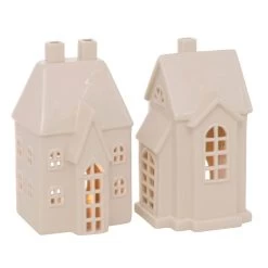PORTAVELAS BAUDI CERÁMICA 20CM -Tienda De Decoración portavelas baudi ceramica 20cm 1