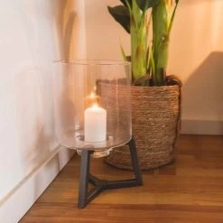 PORTAVELAS CONVI METAL 40CM -Tienda De Decoración portavelas convi 40cm 2