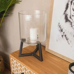 PORTAVELAS CONVI METAL 40CM -Tienda De Decoración portavelas convi 40cm 5