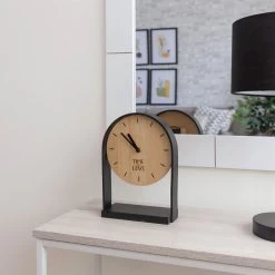 RELOJ DE MESA BRAIS MADERA 24CM -Tienda De Decoración reloj de mesa brais madera 24cm 5