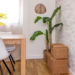 RELOJ DE PARED BELTSO MADERA 35X30CM -Tienda De Decoración reloj de pared beltso madera 35x30cm 2