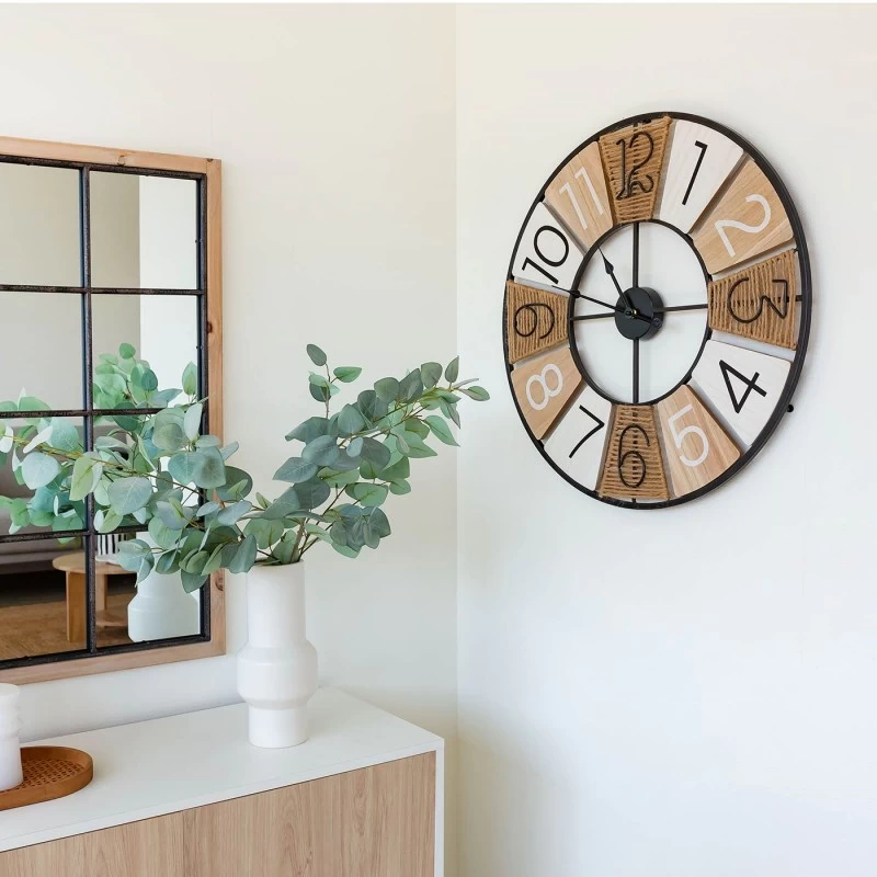 RELOJ DE PARED KIRBI METAL 58CM 4 RELOJ DE PARED KIRBI METAL 58CM - Imagen 2