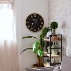 RELOJ DE PARED KURTIS METAL 60CM -Tienda De Decoración reloj de pared kurtis metal 60cm 2