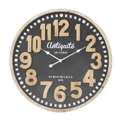 RELOJ DE PARED TÍBOLI MADERA 80CM