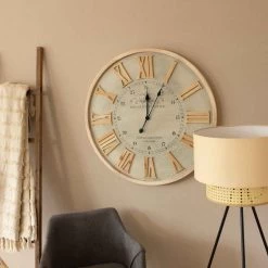 RELOJ DE PARED TÍBOLI MADERA 80CM -Tienda De Decoración reloj de pared tiboli 80cm 2col 3