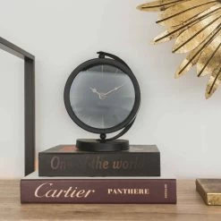 RELOJ DE MESA MAITREYA METAL 20CM -Tienda De Decoración reloj sobremesa maitreya metal 4