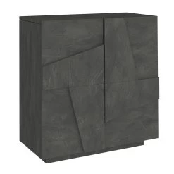 Zapatero Interior Con 2 Puertas De Melamina Made In Italy - Naditza