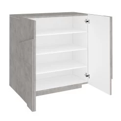 Zapatero Interior Con 2 Puertas De Melamina Made In Italy - Naditza -Tienda De Decoración scarpiera da interno con 2 ante in melaminico made in italy naditza 6