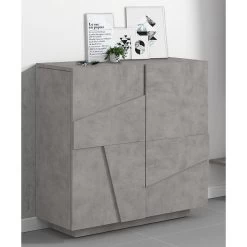 Zapatero Interior Con 2 Puertas De Melamina Made In Italy - Naditza -Tienda De Decoración scarpiera da interno con 2 ante in melaminico made in italy naditza 8