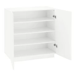 Mueble Zapatero Para Salón Con 2 Puertas En Melamina Made In Italy - Popilio -Tienda De Decoración scarpiera da soggiorno con 2 ante in melaminico made in italy popilio 1