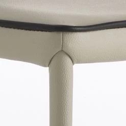 Silla De Cocina Apilable Tapizada En Piel Sintética, 4 Piezas - Adelmo -Tienda De Decoración sedia cucina impilabile rivestita in pelle sintetica 4 pezzi adelmo 10