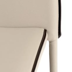 Silla De Cocina Apilable Tapizada En Piel Sintética, 4 Piezas - Adelmo -Tienda De Decoración sedia cucina impilabile rivestita in pelle sintetica 4 pezzi adelmo 12