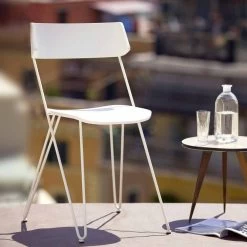 Silla De Cocina Hecha A Mano En Madera Y Acero Precioso Made In Italy - Granada -Tienda De Decoración sedia da cucina fatta a mano in legno e acciaio pregiata made in italy granada 5