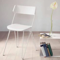 Silla De Cocina Hecha A Mano En Madera Y Acero Precioso Made In Italy - Granada -Tienda De Decoración sedia da cucina fatta a mano in legno e acciaio pregiata made in italy granada 6