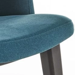 Silla De Comedor De Madera Con Asiento De Terciopelo Verde Botella Made In Italy - Eddard -Tienda De Decoración sedia da pranzo in legno e seduta in velluto verde bottiglia made in italy eddard 3