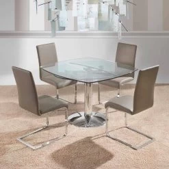 Silla De Comedor De Diseño Moderno Sweet, Con Estructura De Metal -Tienda De Decoración sedia dal design moderno sweet 3