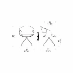 Silla De Diseño En Madera De Roble O Wengé Con Cojín De Lujo Italiano - Rimmel -Tienda De Decoración sedia design in legno rovere o wenge con cuscino lusso italiano rimmel 13