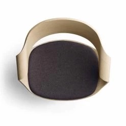 Silla De Diseño En Madera De Roble O Wengé Con Cojín De Lujo Italiano - Rimmel -Tienda De Decoración sedia design in legno rovere o wenge con cuscino lusso italiano rimmel 3