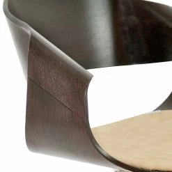 Silla De Diseño En Madera De Roble O Wengé Con Cojín De Lujo Italiano - Rimmel -Tienda De Decoración sedia design in legno rovere o wenge con cuscino lusso italiano rimmel 9