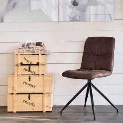 Silla De Diseño Moderno Tapizada En Tela De Chiara -Tienda De Decoración sedia design moderno rivestita in tessuto chiara 5