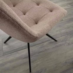 Silla De Diseño Acolchada Tapizada En Tela O Eco-nubuck Venezia -Tienda De Decoración sedia di design imbottita trapuntata in tessuto o eco nabuk venezia 1
