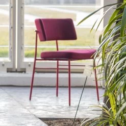 Silla De Tela De Lujo Con Base De Metal Made In Italy, 2 Piezas - Alaska -Tienda De Decoración sedia di lusso in tessuto con base in metallo made in italy 2 pezzi alaska 5