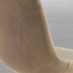 Silla Tapizada De Diseño Moderno En Eco-nubuck Y Metal, Taranto -Tienda De Decoración sedia imbottita in eco nabuk e metallo design moderno taranto 4