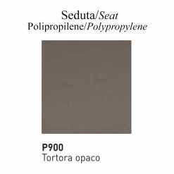 Silla De Polipropileno Con Patín Made In Italy, 2 Piezas - Connubia Tuka -Tienda De Decoración sedia in polipropilene con base a slitta made in italy 2 pezzi connubia tuka 11