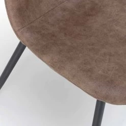 Silla De Diseño Moderno En Piel Sintética Elice, Para Comedor O Cocina 4 Pièces -Tienda De Decoración sedia living di design moderno in similpelle elice 4 pezzi 9