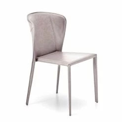 Silla De Estar Moderna Completamente Cubierta En Imitación De Cuero, 4 Piezas -Tienda De Decoración sedia living moderna completamente rivestita in similpelle accadia 4 pezzi 12