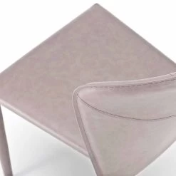 Silla De Estar Moderna Completamente Cubierta En Imitación De Cuero, 4 Piezas -Tienda De Decoración sedia living moderna completamente rivestita in similpelle accadia 4 pezzi 14