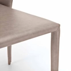 Silla De Estar Moderna Completamente Cubierta En Imitación De Cuero, 4 Piezas -Tienda De Decoración sedia living moderna completamente rivestita in similpelle accadia 4 pezzi 17