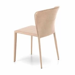 Silla De Estar Moderna Completamente Cubierta En Imitación De Cuero, 4 Piezas -Tienda De Decoración sedia living moderna completamente rivestita in similpelle accadia 4 pezzi 7