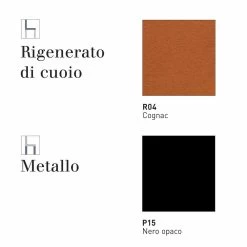 Silla Moderna Connubia By Calligaris Academy En Metal Y Cuero, 2 Piezas -Tienda De Decoración sedia moderna connubia by calligaris academy in metallo e cuoio 2