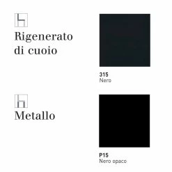 Silla Moderna Connubia By Calligaris Academy En Metal Y Cuero, 2 Piezas -Tienda De Decoración sedia moderna connubia by calligaris academy in metallo e cuoio