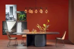 Silla Moderna De Cuero Con Patín Made In Italy - Itala Si -Tienda De Decoración sedia moderna in pelle con base a slitta made in italy itala si 13