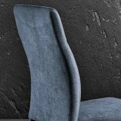 Silla De Diseño En Tela Para Sala De Estar Hecha En Italia, Luigina -Tienda De Decoración sedia per sala da pranzo di design in tessuto made in italy luigina 10