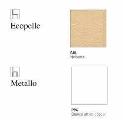 Silla De Comedor Acolchada Metal Y Piel Sintética Made In Italy, 2 Piezas - Ace -Tienda De Decoración sedia per sala da pranzo imbottita in metallo ed ecopelle made in italy ace 3