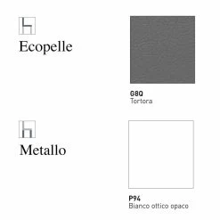 Silla De Comedor Acolchada Metal Y Piel Sintética Made In Italy, 2 Piezas - Ace -Tienda De Decoración sedia per sala da pranzo imbottita in metallo ed ecopelle made in italy ace 4