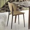 Silla De Comedor En Ecopiel Y Metal Made In Italy, 2 Piezas - Selenio