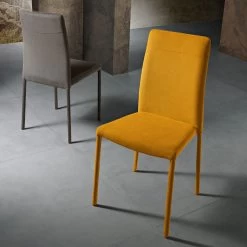 Silla Moderna De Tela Para Comedor Hecha En Italia, Porzia -Tienda De Decoración sedia per sala da pranzo moderna in tessuto fatta in italia porzia 10