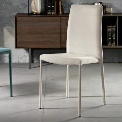 Silla Moderna De Tela Para Comedor Hecha En Italia, Porzia -Tienda De Decoración sedia per sala da pranzo moderna in tessuto fatta in italia porzia 5