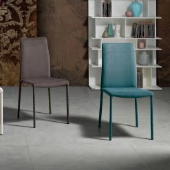 Silla Moderna De Tela Para Comedor Hecha En Italia, Porzia -Tienda De Decoración sedia per sala da pranzo moderna in tessuto fatta in italia porzia 8